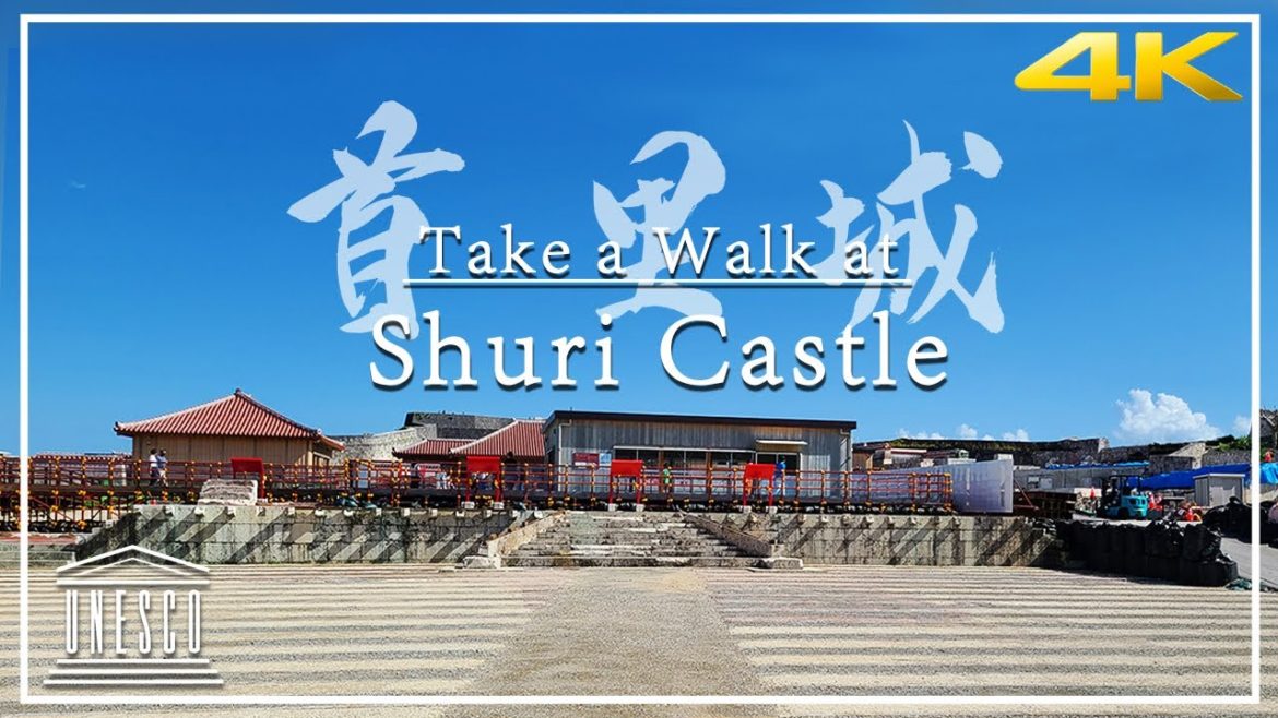 [4K Travel Japan/Okinawa]Take a walk at World Heritage of "Shuri Castle" (首里城)