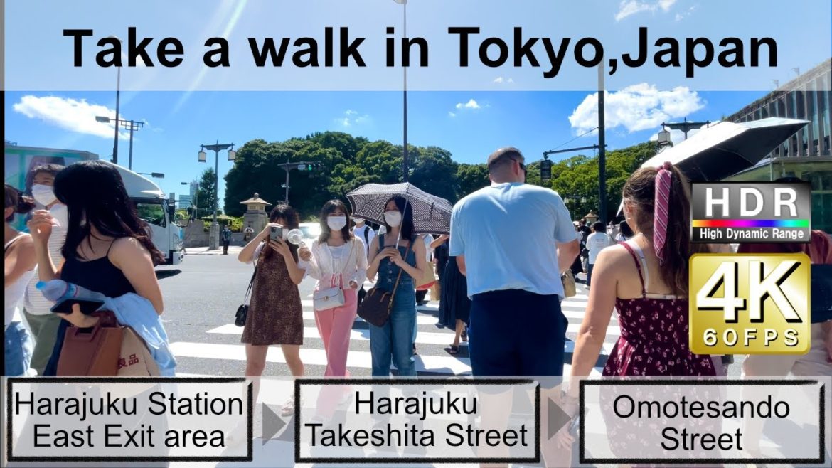 4K 60fps HDR// Take a walk in Tokyo, Japan, Harajuku East Area→ Takeshita Street→Omotesando Street 4K 60fps HDR// Take a walk in Tokyo, Japan, Harajuku East Area→ Takeshita Street→Omotesando Street
