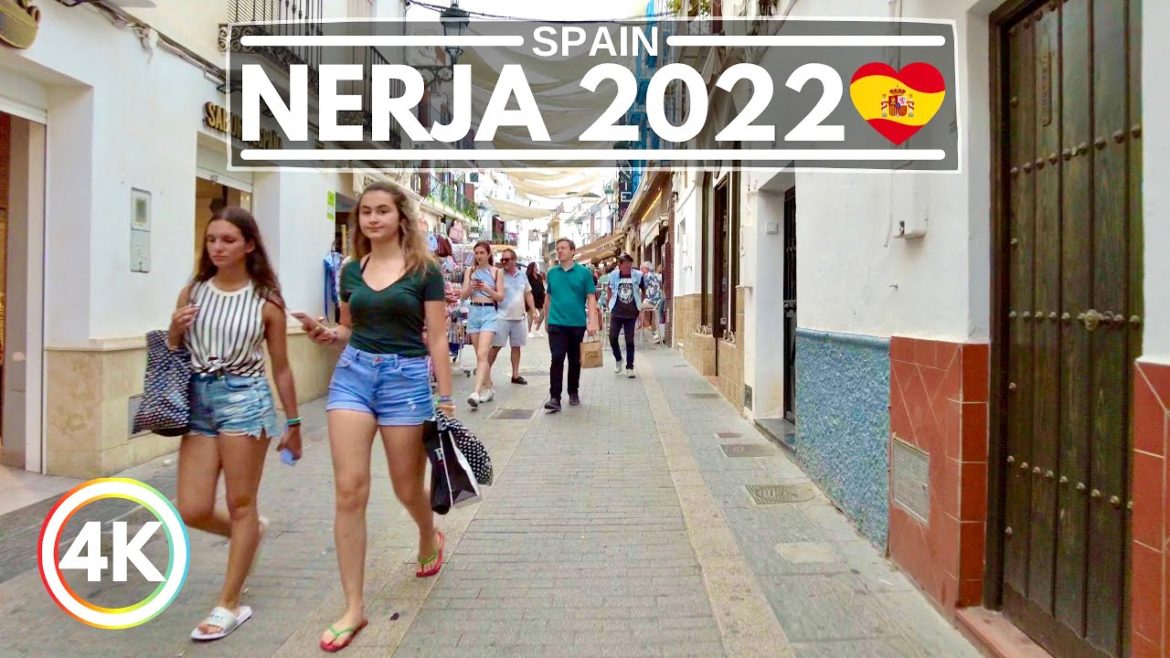 Nerja Spain, Andalucia in July 2022, Amazing Summer in Málaga, Costa Del Sol! 4K Walking Tour Nerja Spain, Andalucia in July 2022, Amazing Summer in Málaga, Costa Del Sol! 4K Walking Tour