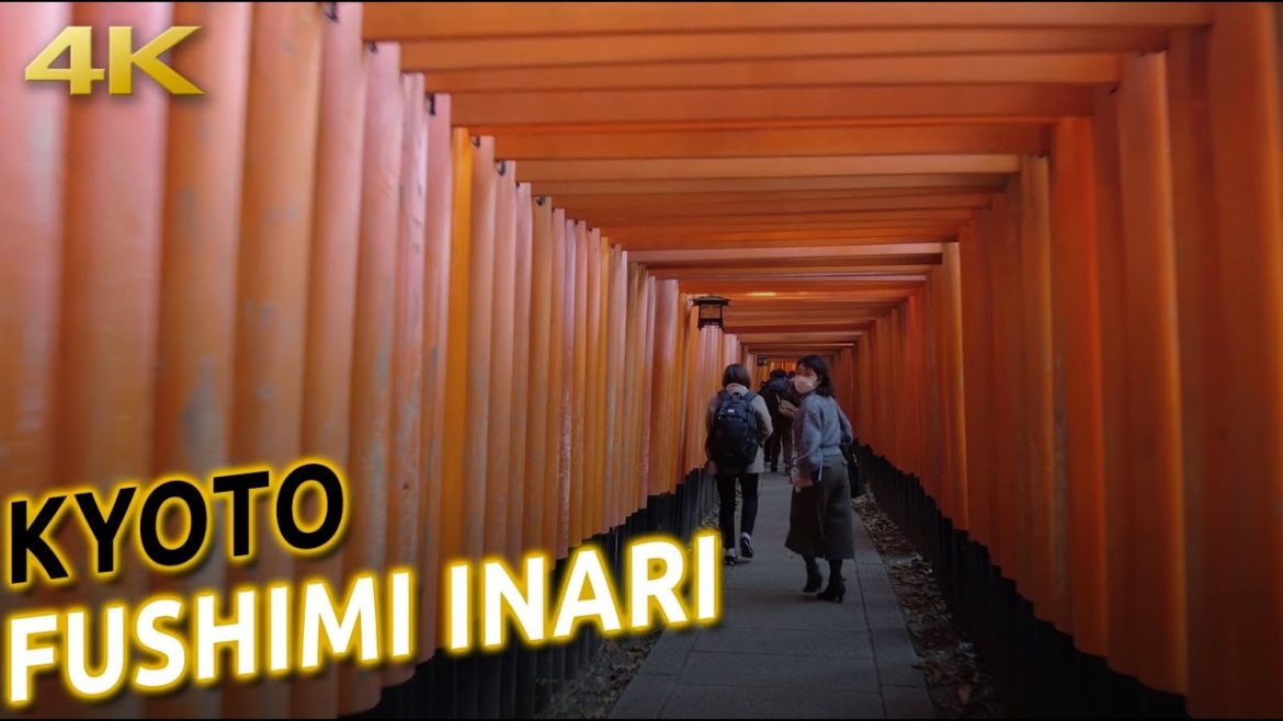 FUSHIMI INARI TAISHA, KYOTO, Japan, THOUSANDS of torii japanese gates! [4K ASMR]