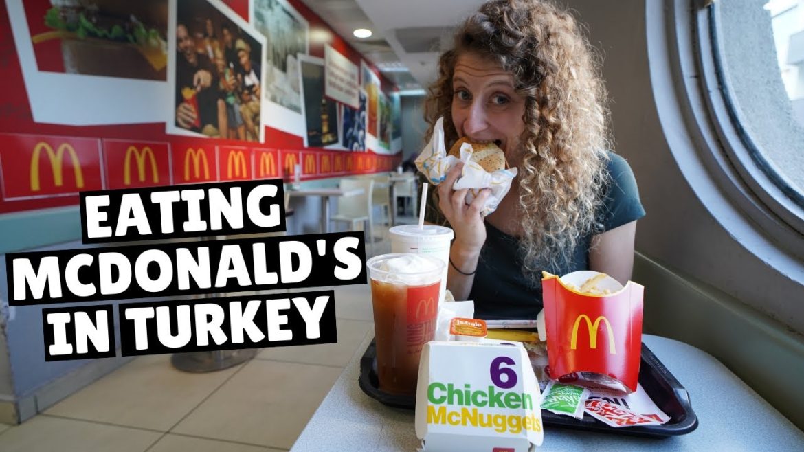 Trying McDonald's in TURKEY | McDonald's Around The World | Turkish Food Tour