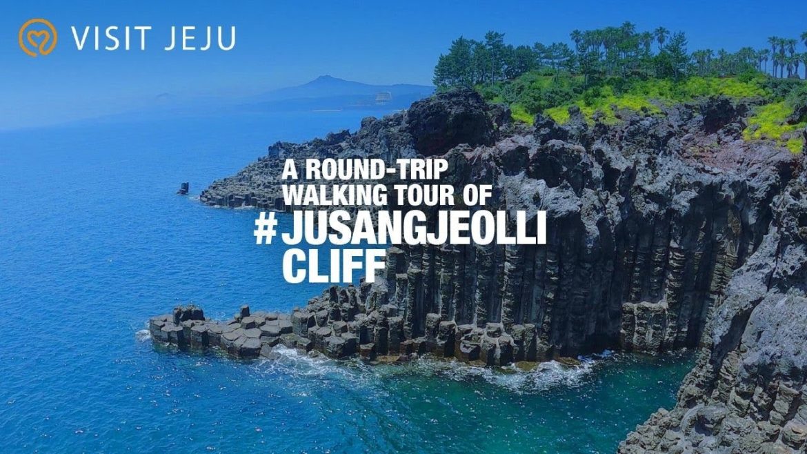 [4K Travel] A Round-trip Walking Tour of Jusangjeolli Cliff