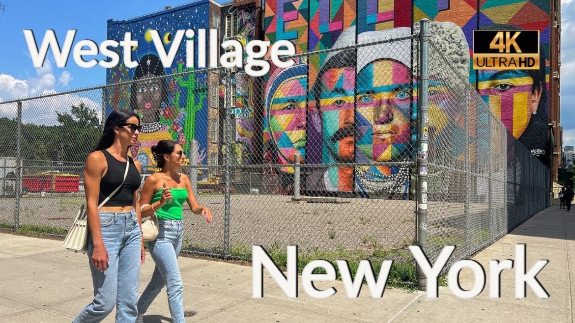 Walking NYC [4K] : West Village to Chelsea | Hudson Street