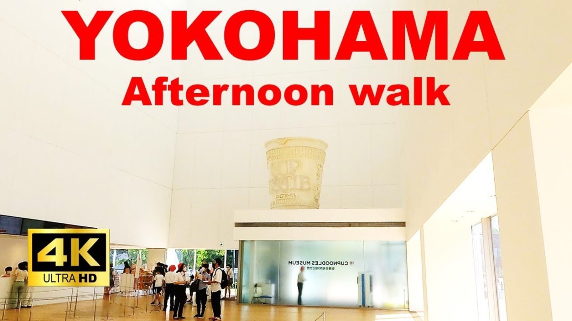 【4K】Yokohama Walking Tour - Cupnoodles Museum Yokohama