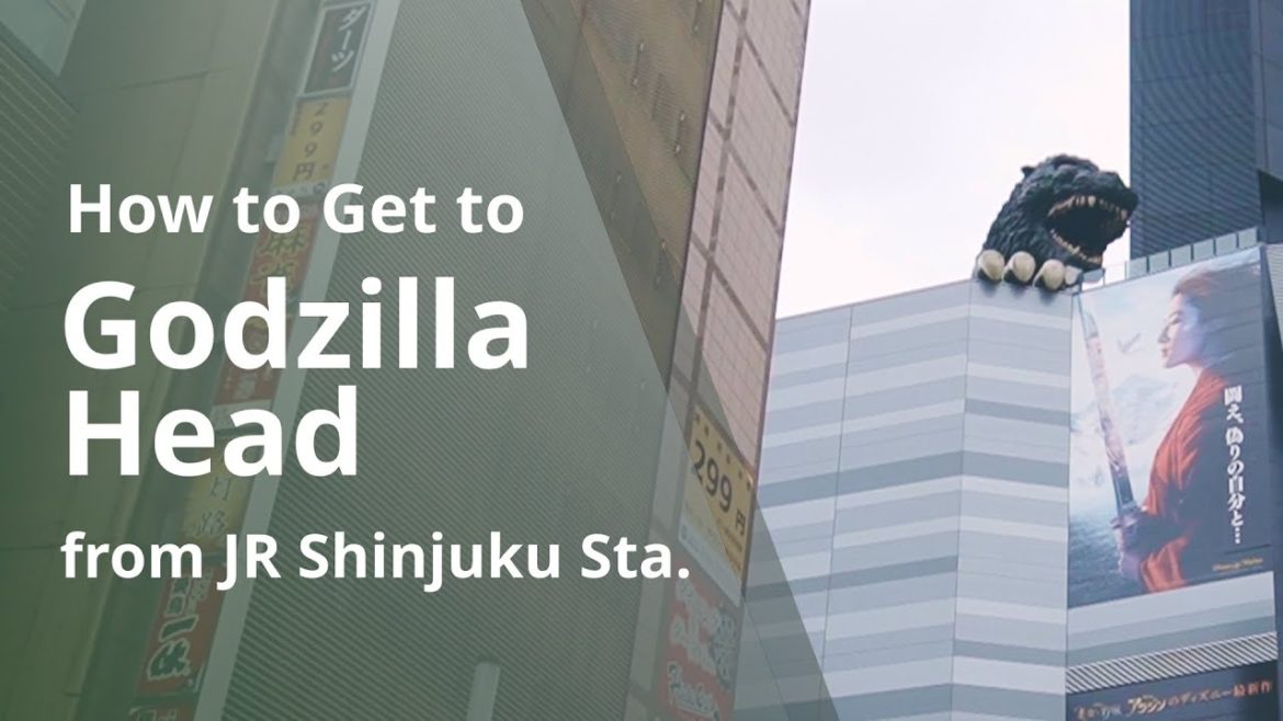 How to Get to Godzhilla Head from JR Shinjuku Station (Tokyo Travel Guide)