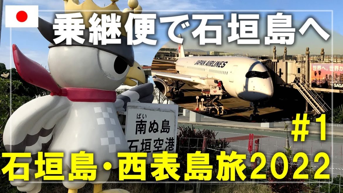 【石垣島・西表島旅】2022#1 JALで羽田空港から那覇空港、乗り継ぎをして新石垣空港へ Ishigaki Island,Okinawa,Japan Travel