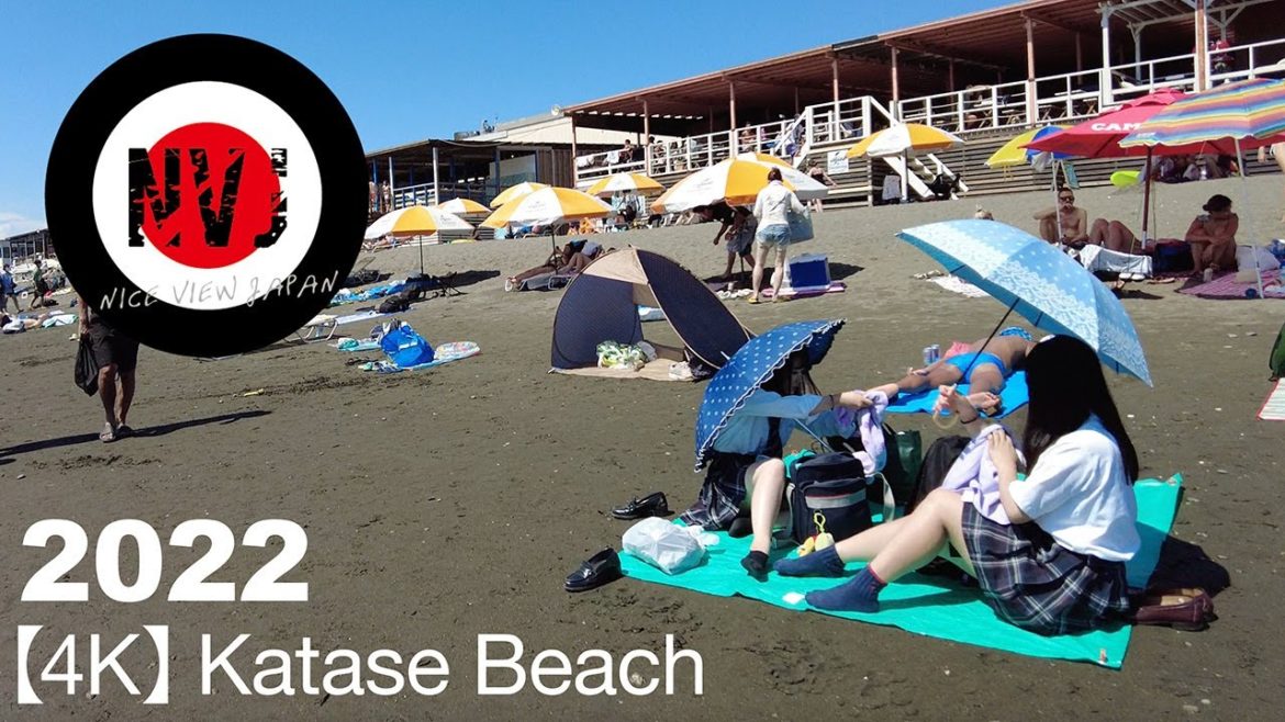 【4K walk Katase Beach 】夏の片瀬海岸を歩く散歩2022。【 A walk in Katase Beach 2022.07.31 】 【4K walk Katase Beach 】夏の片瀬海岸を歩く散歩2022。【 A walk in Katase Beach 2022.07.31 】