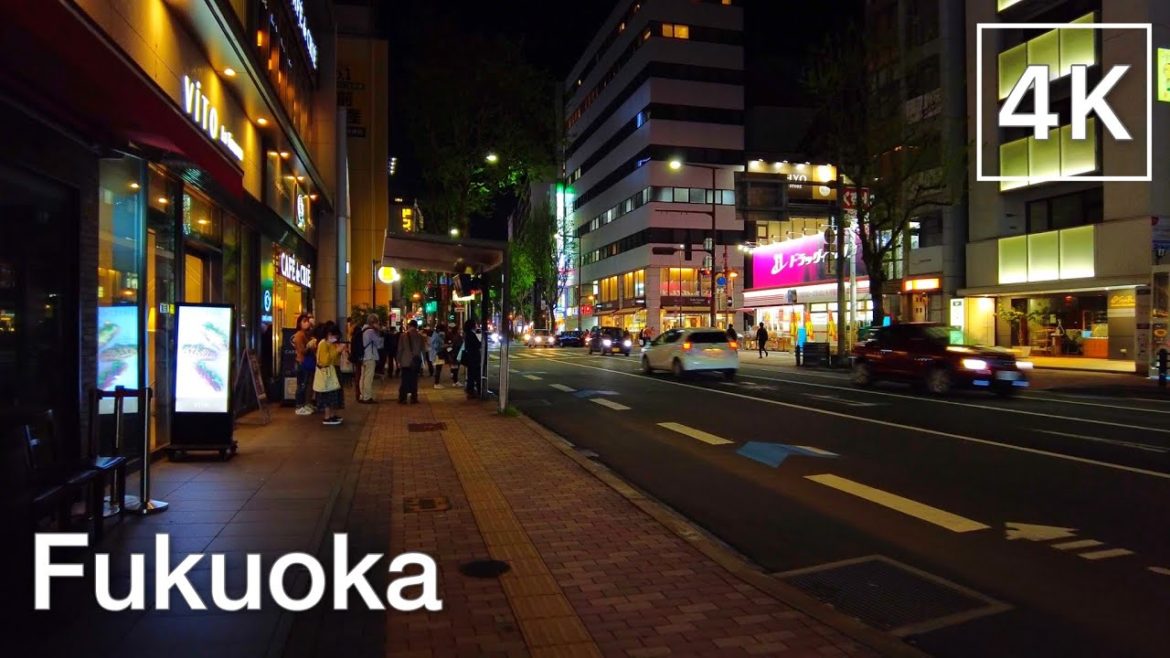 FUKUOKA 4K Night Walking Tour – HARUYOSHI, TENJIN, IMAIZUMI & GEIGO – Japan 2022 FUKUOKA 4K Night Walking Tour - HARUYOSHI, TENJIN, IMAIZUMI & GEIGO - Japan 2022