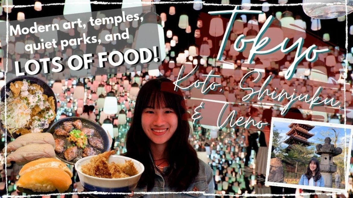 Tokyo Travel Vlog Part 2 | Koto City, Shinjuku, and Ueno | teamLab Borderless  | JANELLE CAITLIN