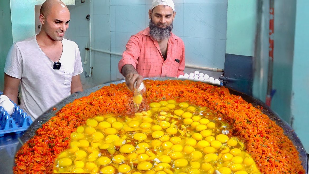 INDIAN STREET FOOD TOUR IN MUMBAI | INDIA'S BIGGEST SCRAMBLED EGG + BEST STREET FOOD IN MUMBAI