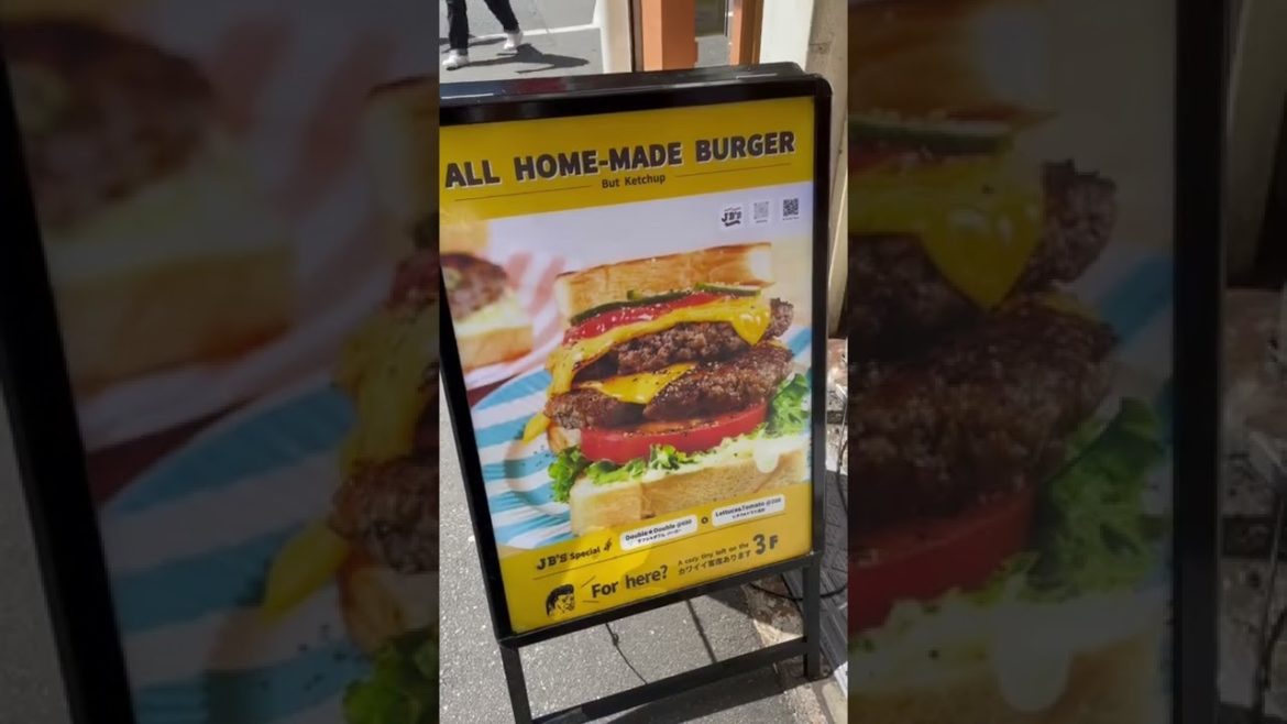 Burger places in Tokyo worth visiting! #shorts Burger places in Tokyo worth visiting! #shorts