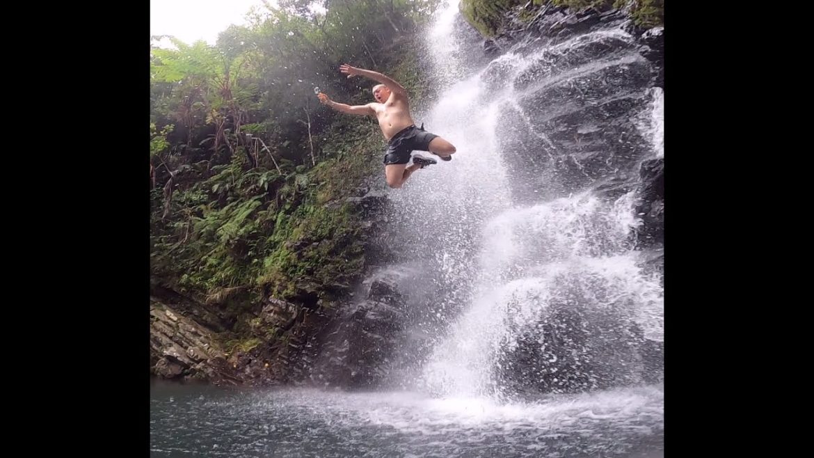 Hira Falls in Okinawa, Japan