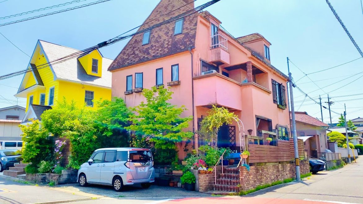 4K Japan Walk - Modern Japanese Houses / Neighborhood Walking Tour in Nagakute, Nagoya