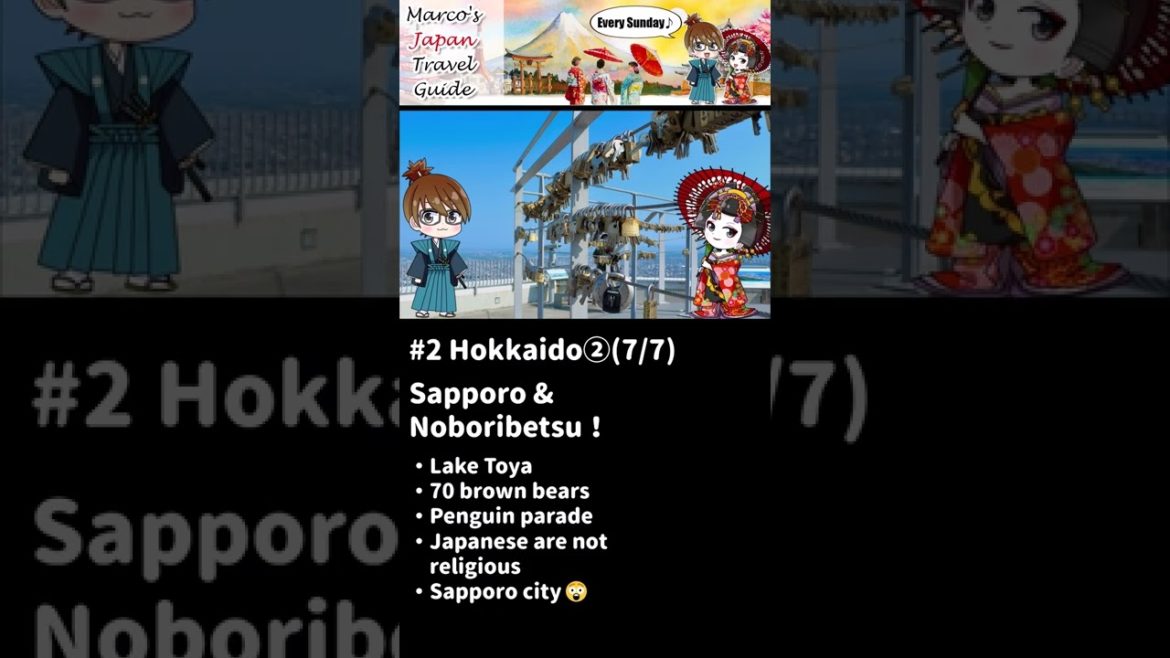 Amazing Hokkaido②(7/7) Sapporo＆Noboribetsu😍#short