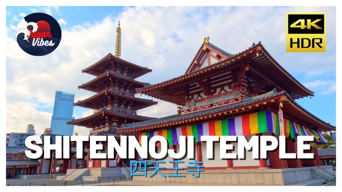 [4K HDR Japan] Shitennoji Temple - The oldest official temple in Japan