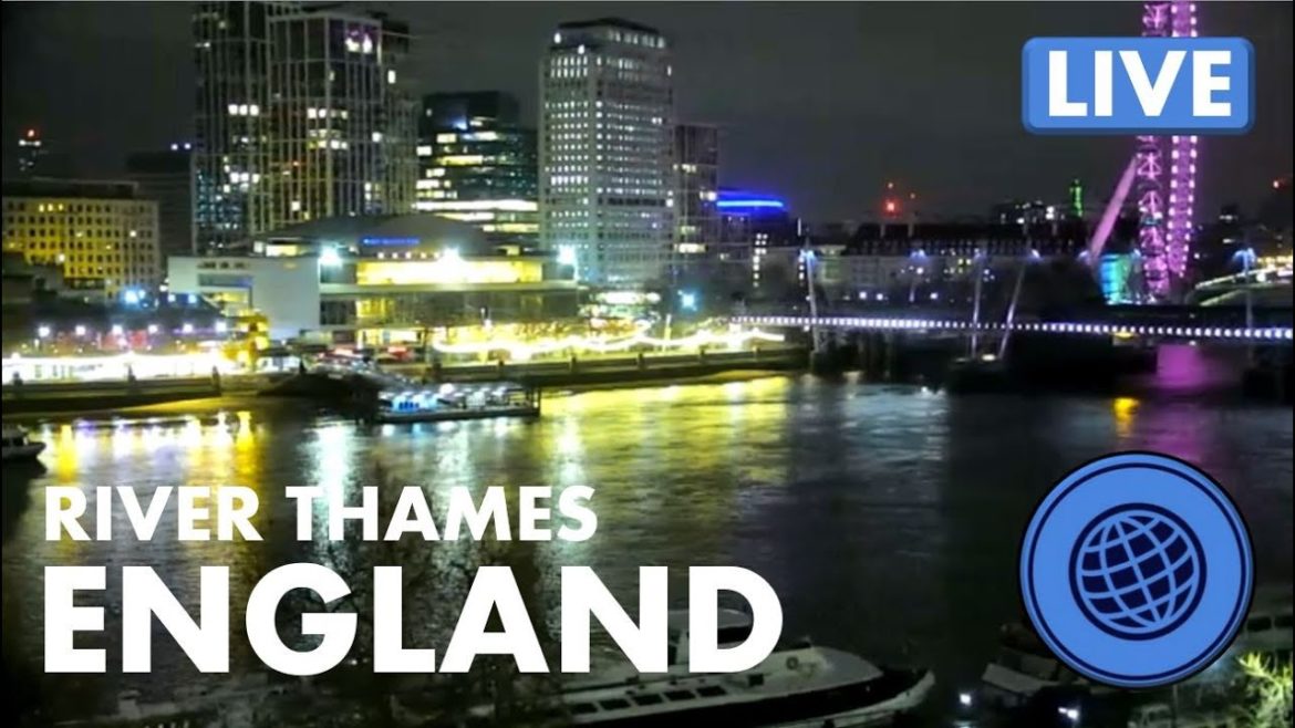 🌎 LIVE Cam: River Thames London England 8-9-2022