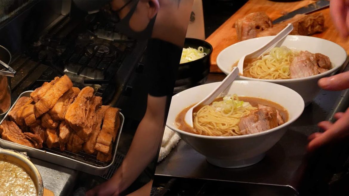 【Ramen】What a BEAUTIFUL RAMEN! Handmade Japanese noodles in Tokyo | Japanese street food ラーメン 拉麺