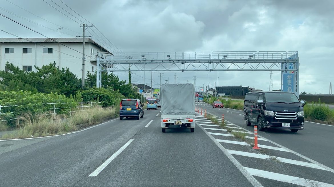 Relaxing Drive on a Cloudy Day Morning | Aichi Japan