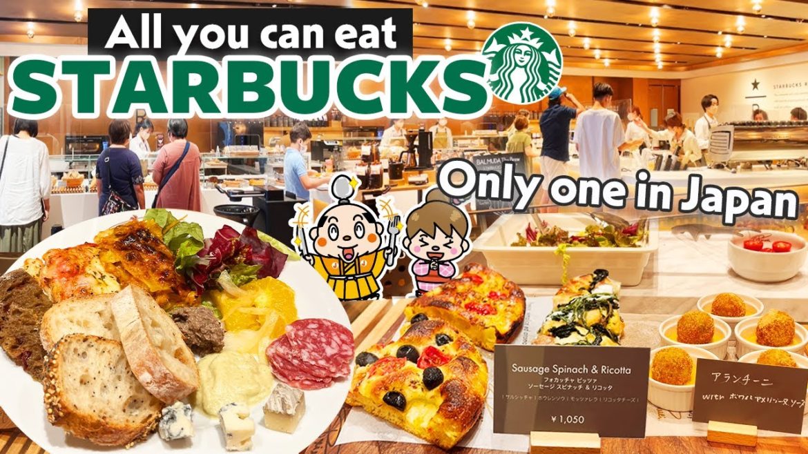 Starbucks All You Can Eat Restaurant! Only one store in Japan / Tokyo Starbucks All You Can Eat Restaurant! Only one store in Japan / Tokyo