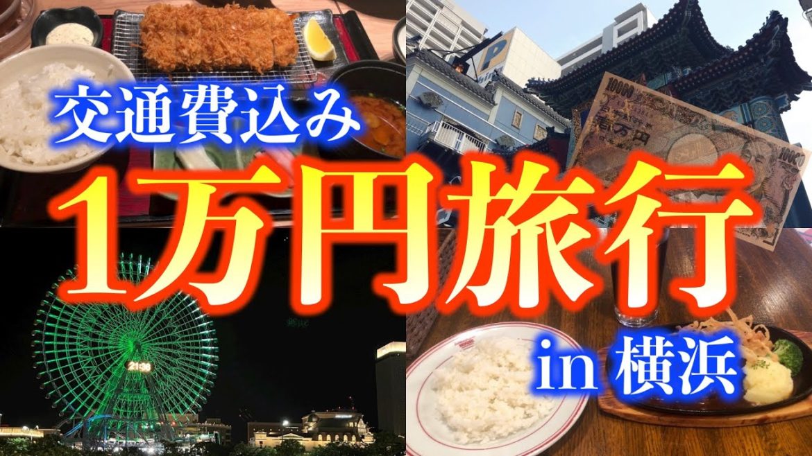 【1万円旅行】世捨人の神奈川県横浜観光旅行【格安旅行/食べ歩き/日帰り/電車旅】