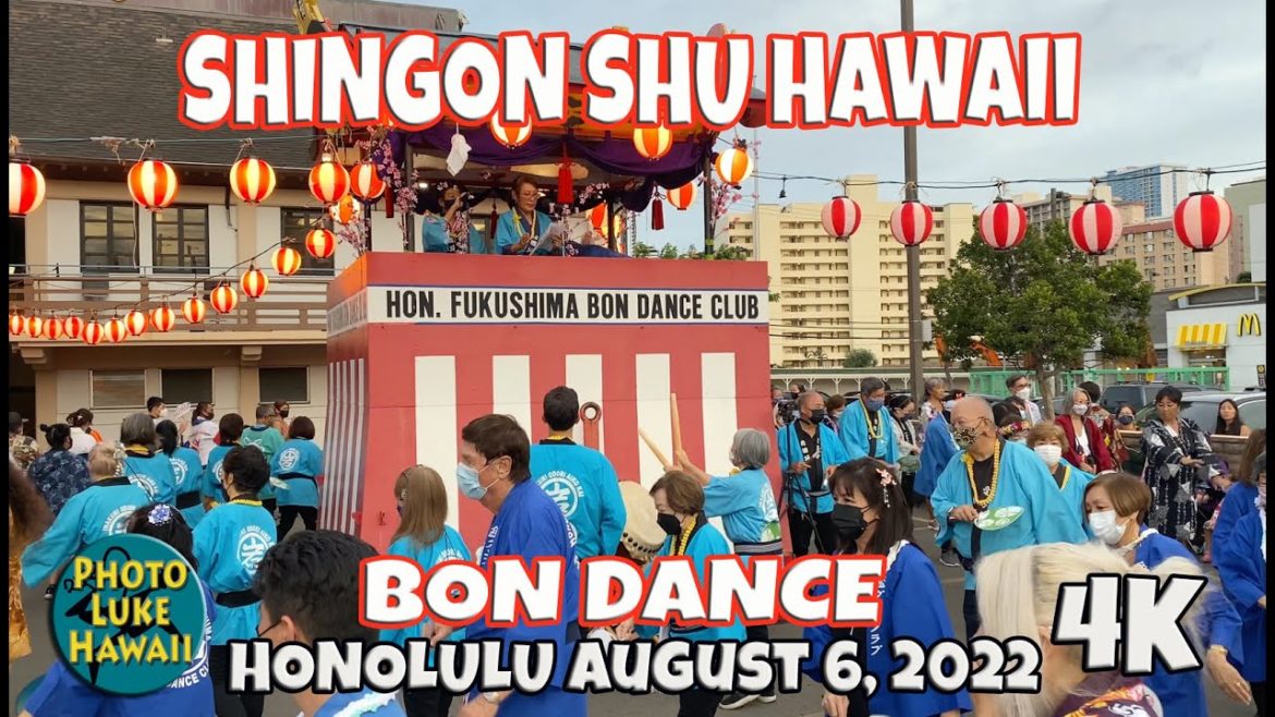 Shingon Shu Hawaii Bon Dance August 6, 2022 Oahu Hawaii Bon Odori Anju Madoka Iwakuni Odori Aiko Kai