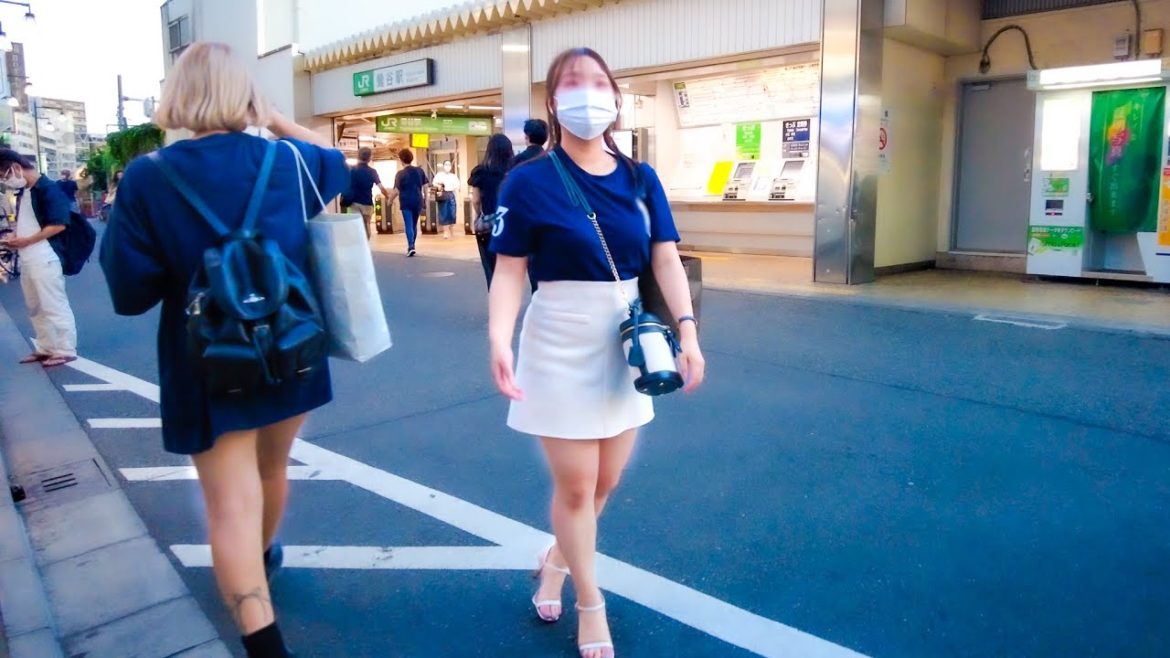 4k:鶯谷散歩|8月祝日の夕方のラブホテル街の様子| TOKYO WALK