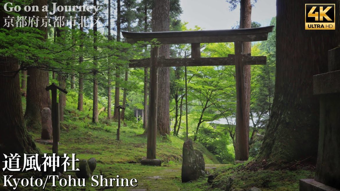 道風神社/京都府京都市北区【4K Japan/Kyoto Walking】