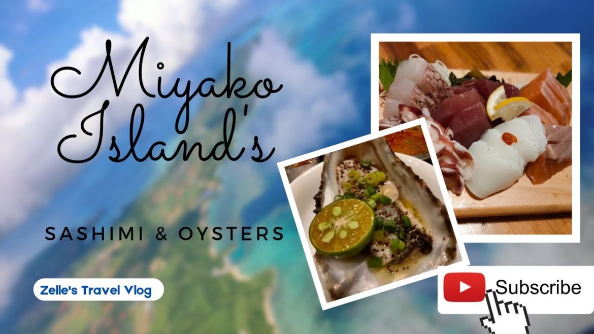 My first time to eat sashimi and oyster! #miyakojima