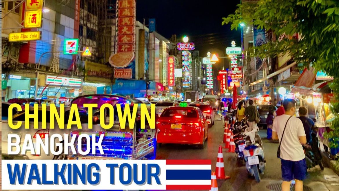 🇹🇭 Street Food Chinatown Bangkok 2022 - YAOWARAT AT NIGHT | Walking Tour #56