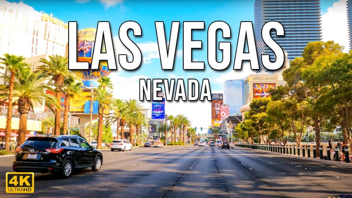 Las Vegas Strip Drive [4K] | Las Vegas Boulevard
