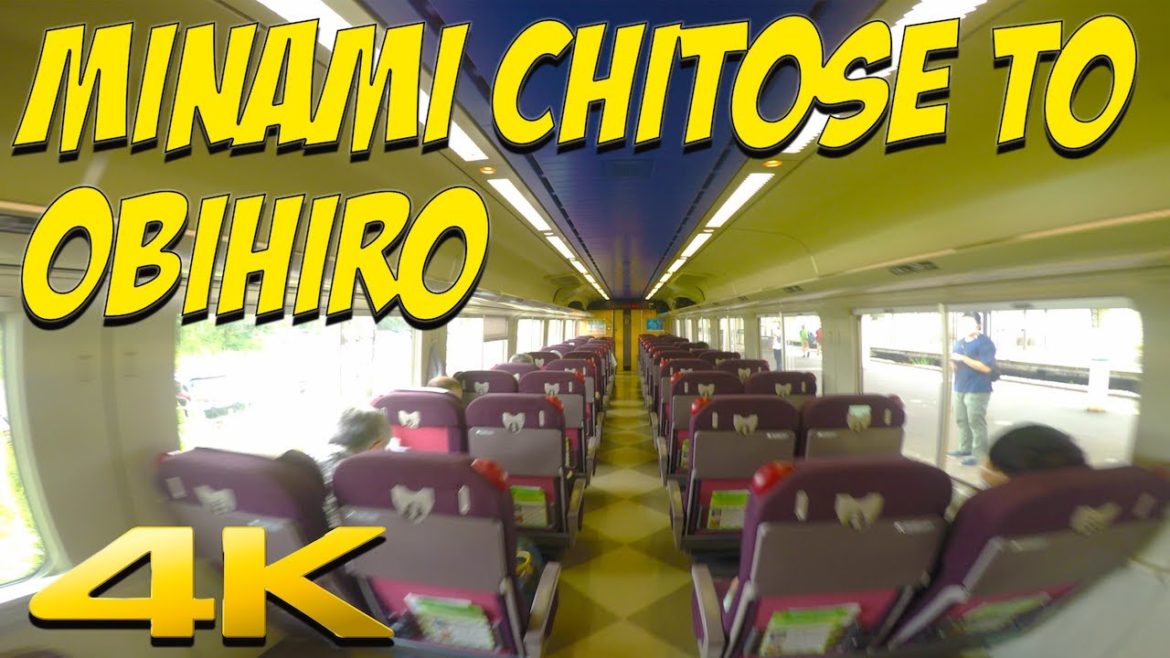 4K JAPAN | MINAMI CHITOSE to OBIHIRO in HOKKAIDO - Train Travel