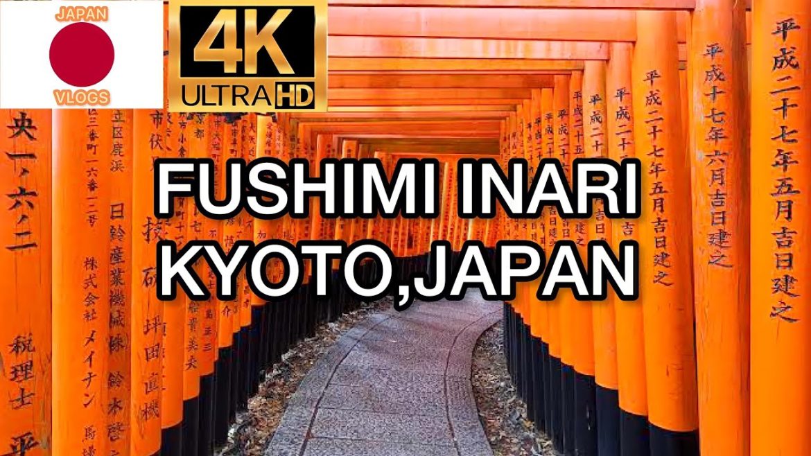 japan top destination fushimi Inari Shrine 4k walk tour videos 2022