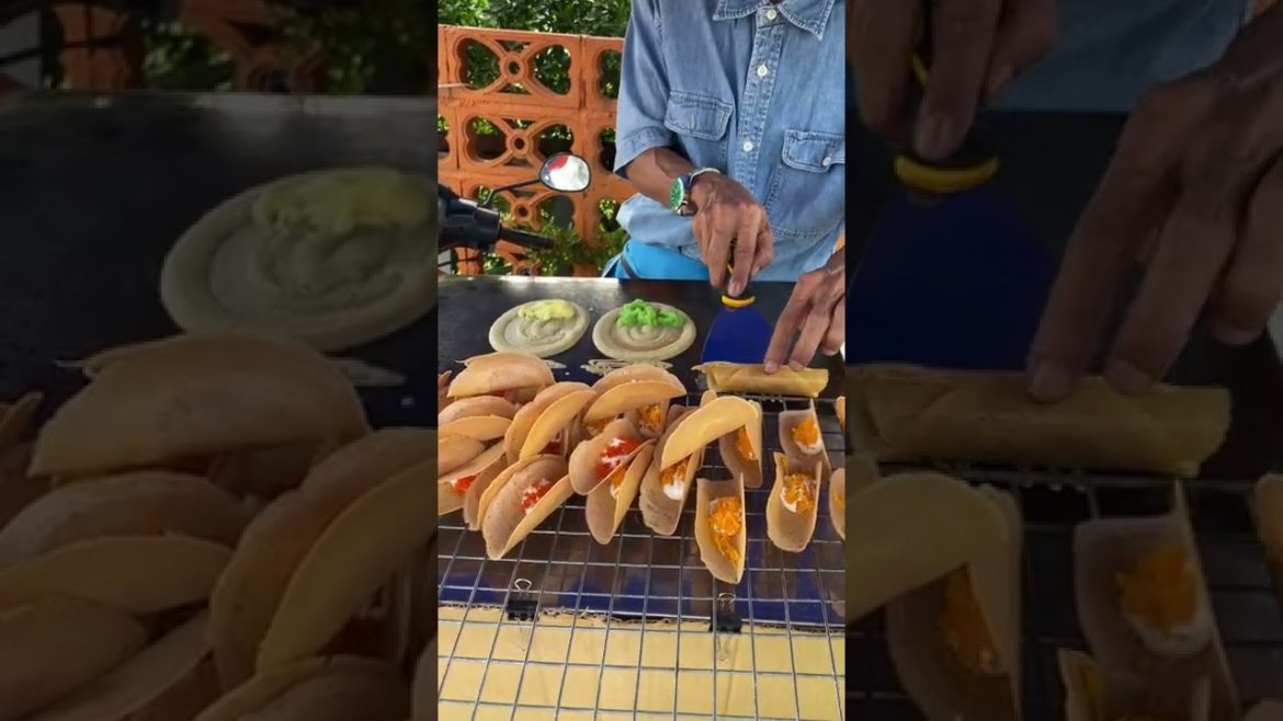 Amazing Street Style Pancake | Thai Street Food #shorts