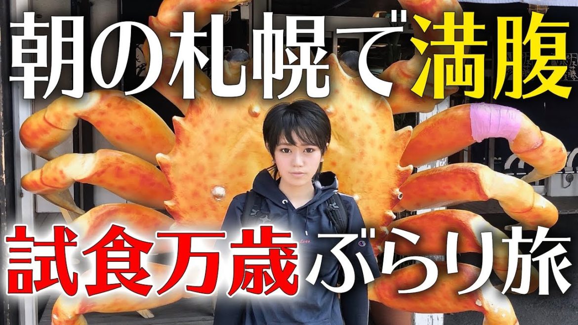 朝の札幌で試食ぶらり旅 札幌晴れ☀️ 朝の参考に😊I went on a trip to eat Sapporo in Japan alone 朝の札幌で試食ぶらり旅 札幌晴れ☀️ 朝の参考に😊I went on a trip to eat Sapporo in Japan alone