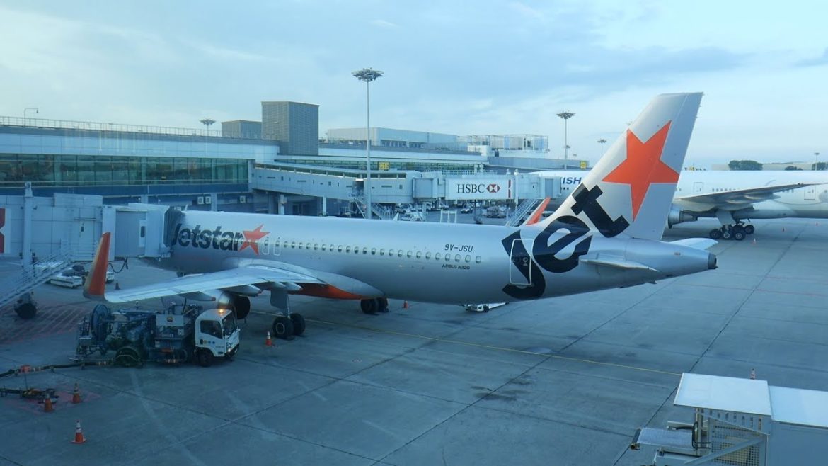 Jetstar Asia A320 Singapore to Phnom Penh Cambodia