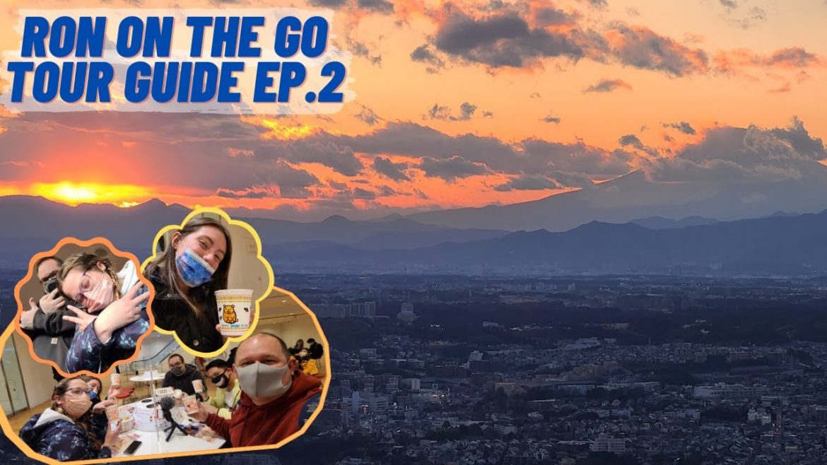 RON ON THE GO PLAYING TOUR GUIDE EPISODE #2 YOKOHAMA JAPAN | LANDMARK TOWER SUNSET