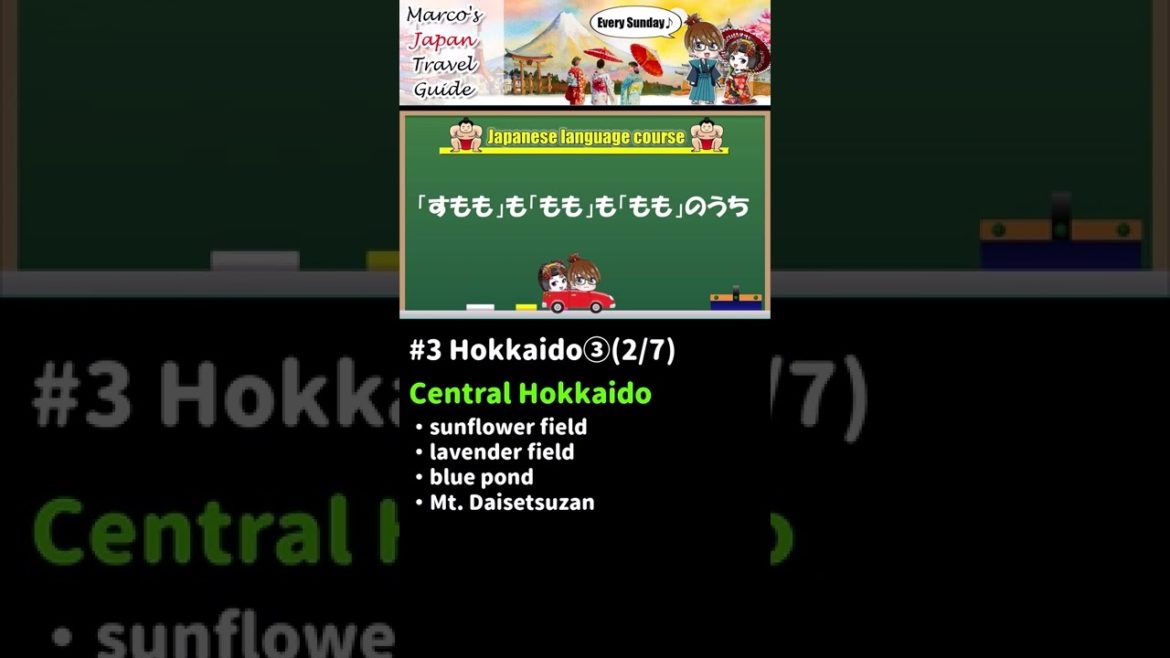 Amazing Hokkaido③ Central Hokkaido😍(2/7)#short