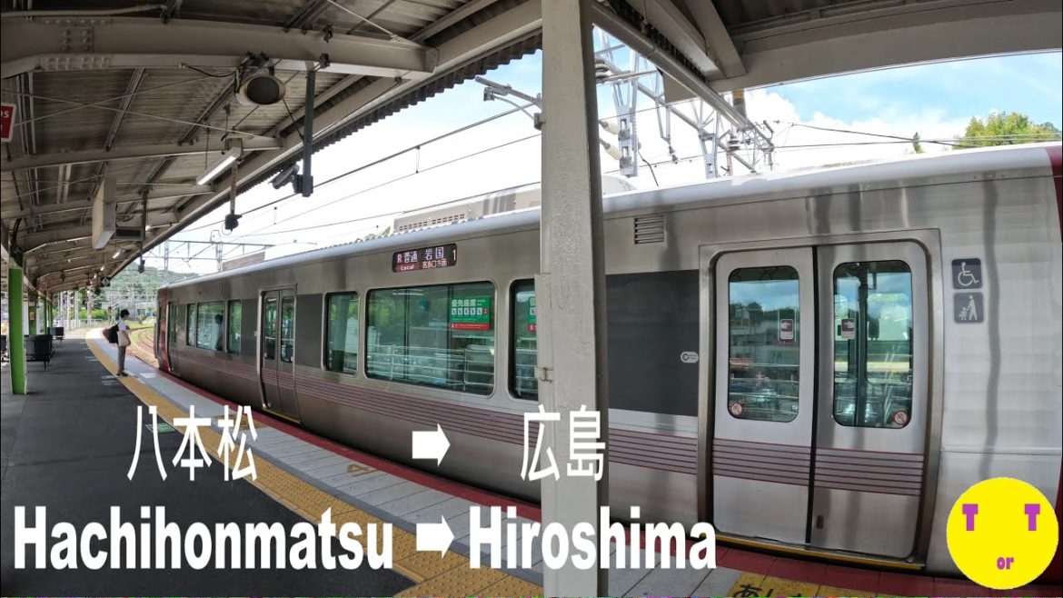 【4K+】Taking JR train in West Japan-Hiroshima- Sanyō Main Line -Train sound-Relaxing -ASMR-Sleepy