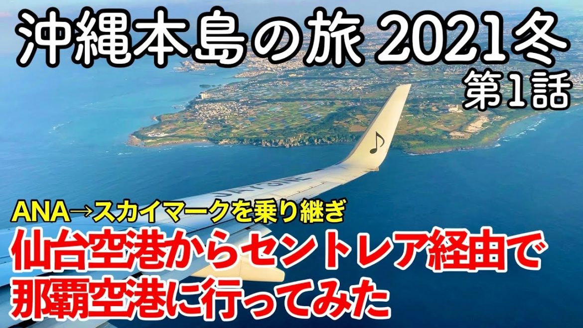 【沖縄旅行】沖縄本島の旅 2021冬 第1話 〜仙台国際空港から中部国際空港セントレア経由で那覇空港に行ってみた〜 【ANA・スカイマークを乗り継いで行く沖縄1泊2日の旅】 【沖縄旅行】沖縄本島の旅 2021冬 第1話 〜仙台国際空港から中部国際空港セントレア経由で那覇空港に行ってみた〜 【ANA・スカイマークを乗り継いで行く沖縄1泊2日の旅】