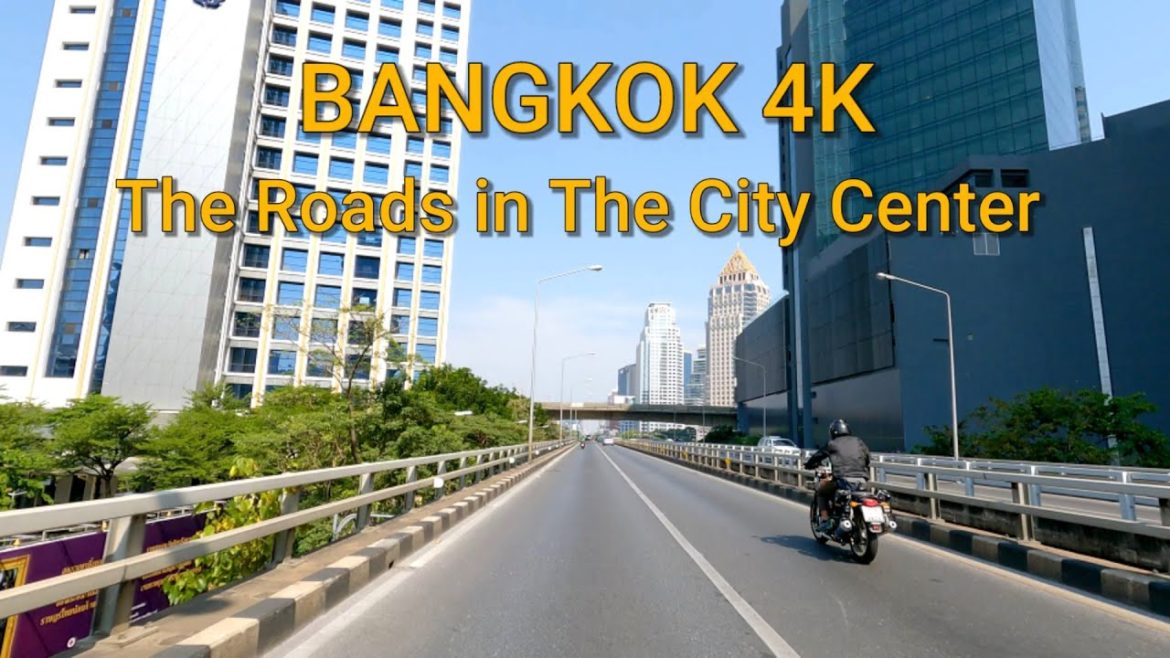 [4K] Relaxing Driving Tour in Bangkok City Center | Company Area | Day164