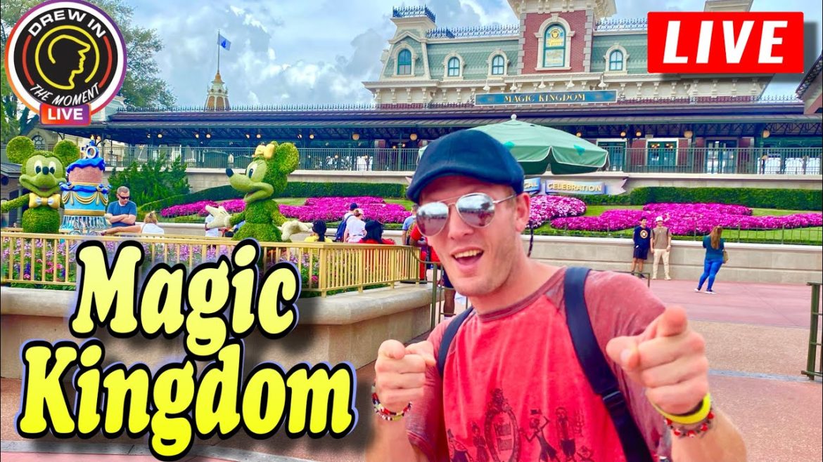 🔴 LIVE: Magic Kingdom - Characters, Rides, Snacks & More 08-07-22 - Walt Disney World #Live