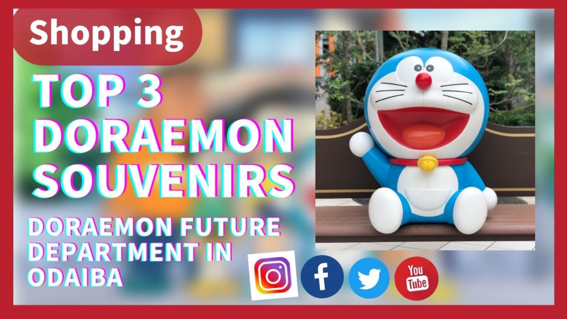 [ Tokyo Travel Guide ] TOP3 Doraemon Souvenirs - Doraemon Future Department