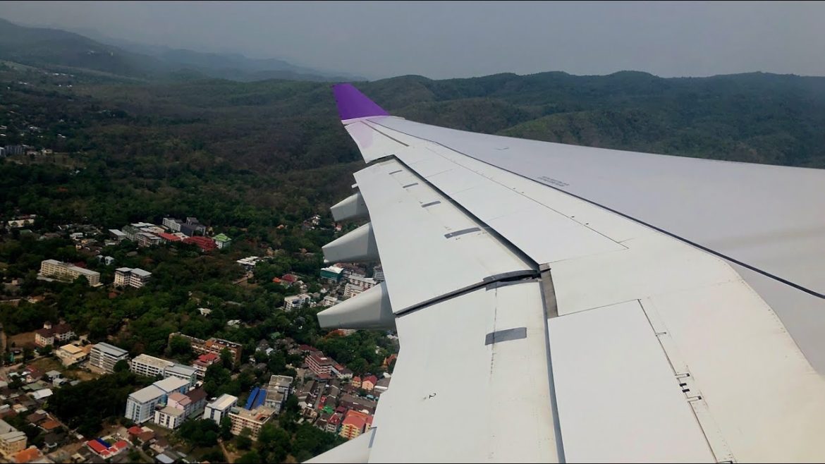 Thai Airways Airbus A330-300 Takeoff from Chiang Mai | CNX-BKK