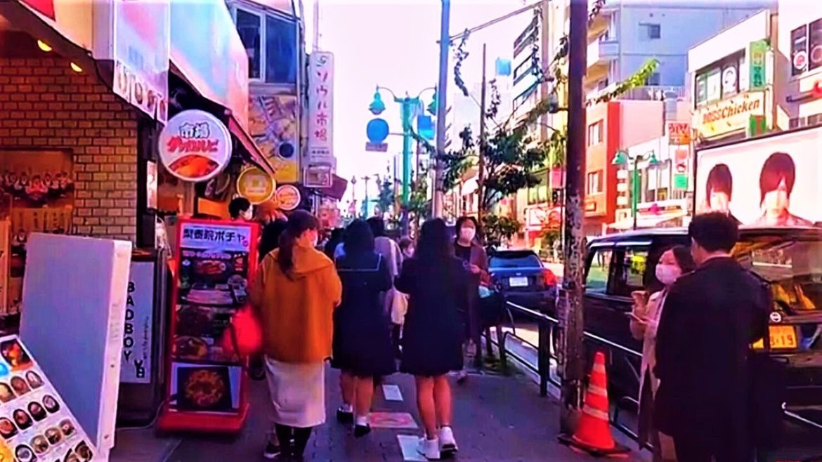 Tokyo Walk | Let's Explore Tokyo SHINJUKU  SHIN OKUBO in 1 Minute | Part 11  | #shorts
