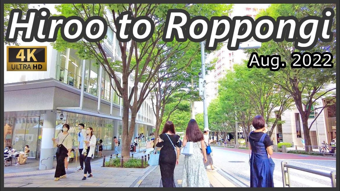tokyo walking tour 2022 : Hiroo to Roppongi 4K tokyo walking tour 2022 : Hiroo to Roppongi 4K