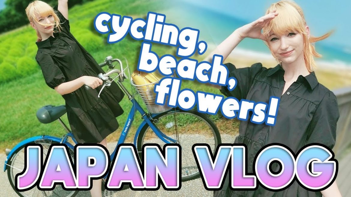 【JAPAN VLOG】Cycling In Umi No Nakamichi (Fukuoka) 海の中道でサイクリング！