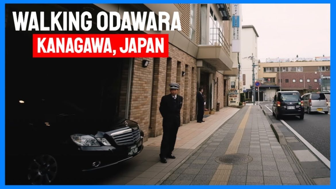4k Walking Tour Japan - Odawara (小田原市, Odawara-shi)