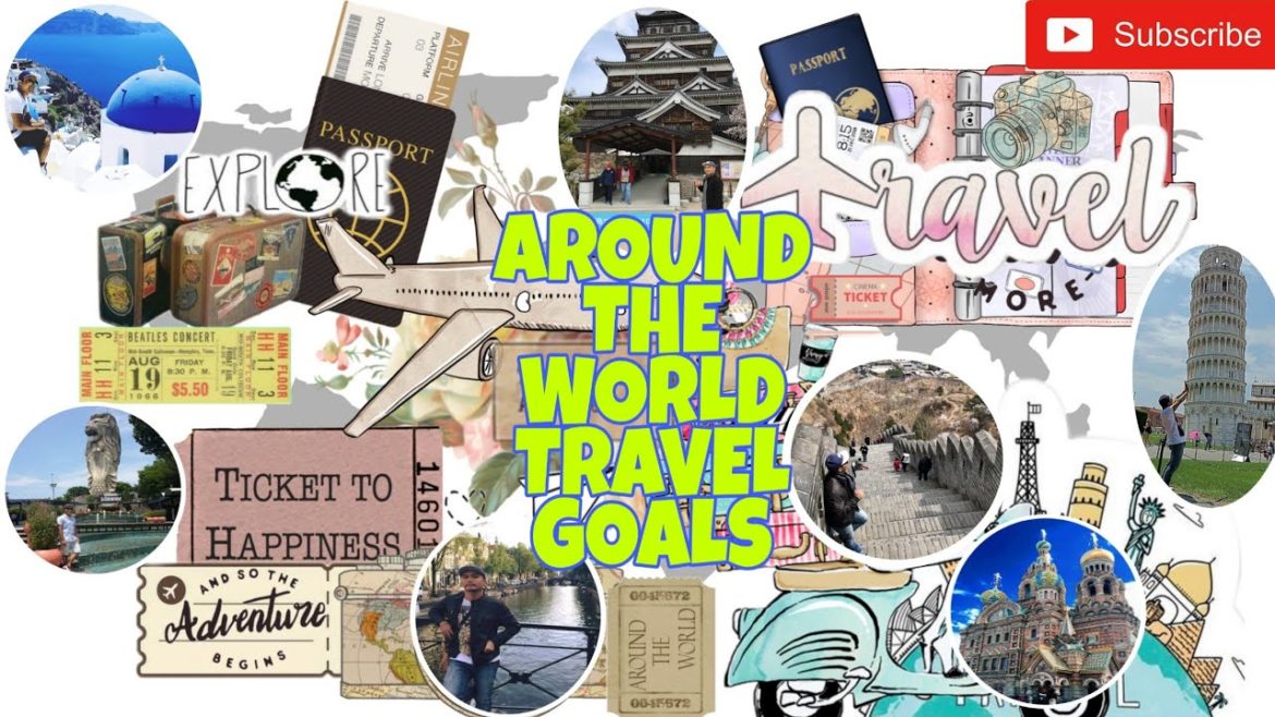 Travel to 6 Continents And 85 countries| DIY TRAVEL GOALS Around the World.