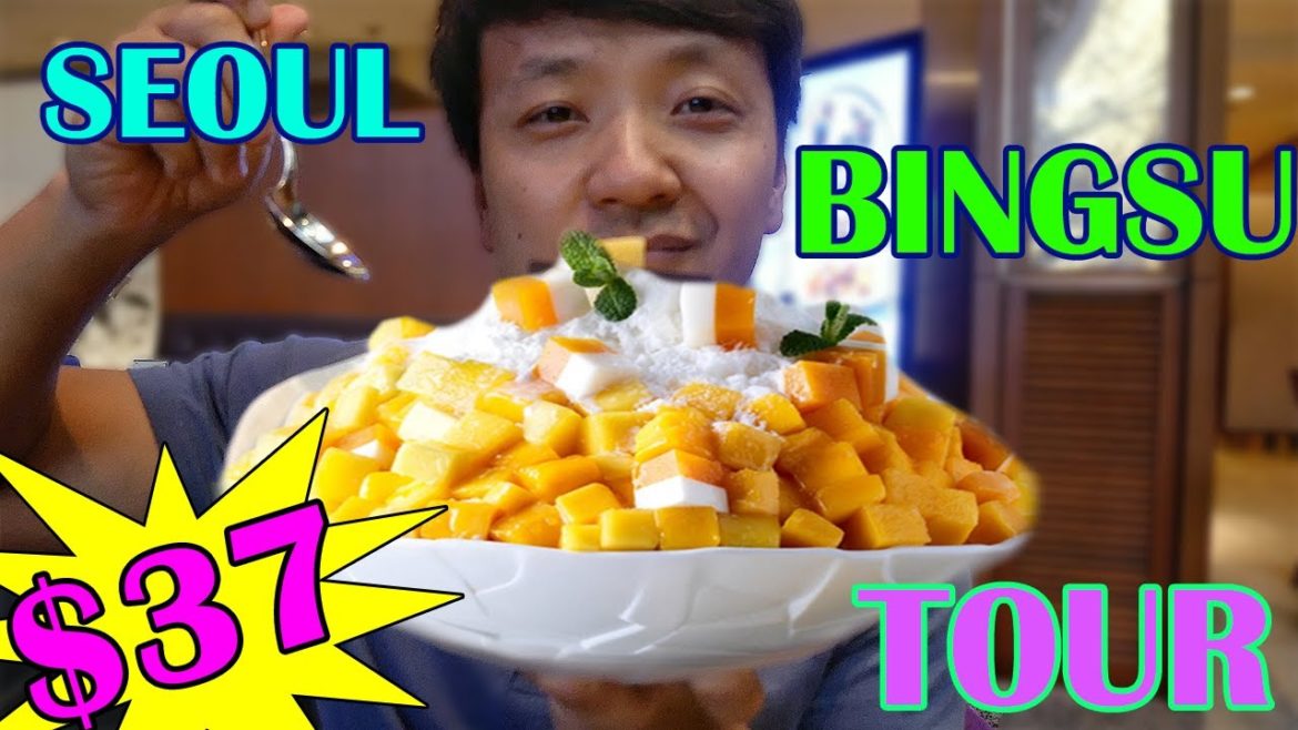 $37 Shaved Ice VS. $8 Shaved Ice in Korea (LUXURY Bingsu Tour)