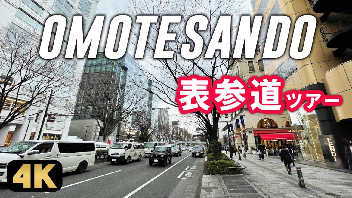 Walking tour of Omotesando-dori in Aoyama & Harajuku